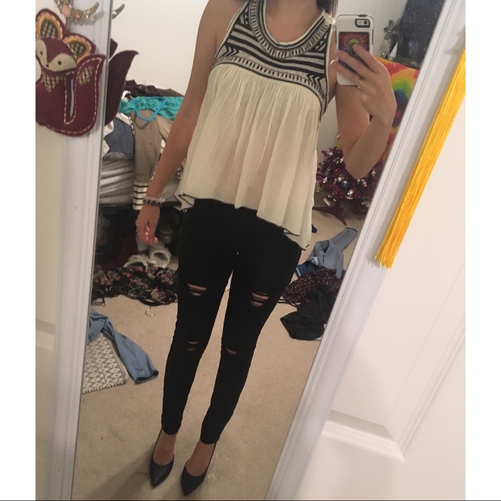 Boho Aztec top Hollister